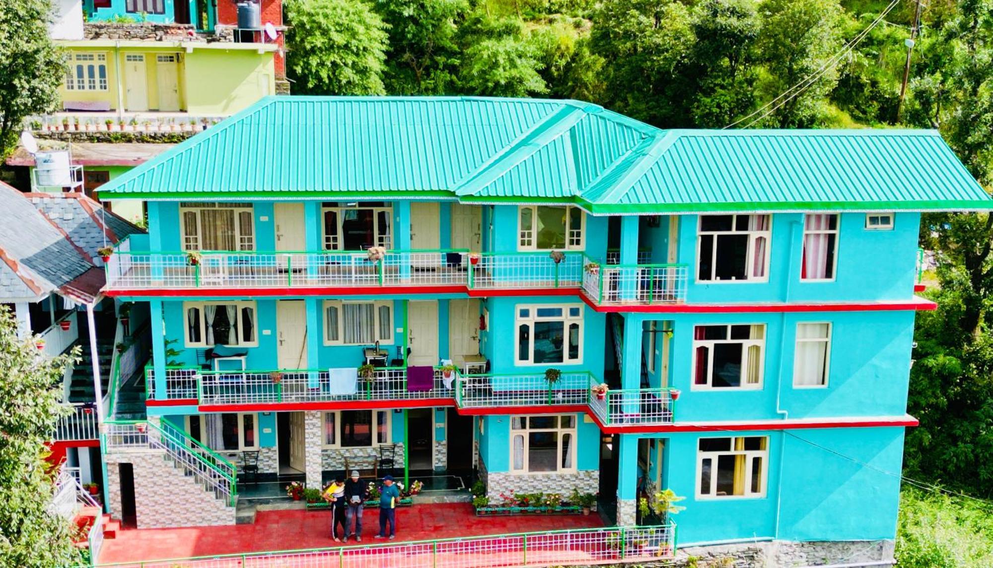 Jagatram Niwas Guesthouse Dharamkot Dharamshala Bagian luar foto